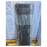 Christmas Fireplace Cardboard 35.5 x 31.5 x 8 Inch Fake Corrugated Fireplace with Fire Photo Accessories 3D Life Size Cardboard Cutout Standup for Christmas Party Background Decor(Black)