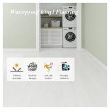 Mysflosy - Self Adhesive Vinyl Planks 36 Pack, 6" x 36" Natural Wood Floor, Waterproof for DIY Installation, 54 Sq Ft White Deck