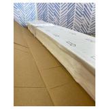 Mysflosy - Self Adhesive Vinyl Planks 36 Pack, 6" x 36" Natural Wood Floor, Waterproof for DIY Installation, 54 Sq Ft White Deck