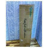 6ft Artificial Palm Tree with White Planter Tall Fake Tropical Areca Palm Tree in Pot with Real Bark Design for Home, Office, Living Room, Bedroom, Farmhouse, and Modern Decor