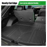 Retails for $121! Cargo Mat for 2024 2025 Chevy Equinox EV, Trunk Mat with Backrest Mat All Weather Back Seat Cover Protector for 2025 Chevy Equinox EV Accessories Including Storage Mats