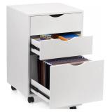 Retails for $116! HollyHOME 3 Drawers Filing Cabinet, Storage Cabinet for Home Office, for A4, Hanging File Folders