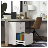 Retails for $116! HollyHOME 3 Drawers Filing Cabinet, Storage Cabinet for Home Office, for A4, Hanging File Folders