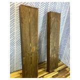 Retails for $126! Rustic 3-Inch Thick Wood Floating Shelves, Wide Pine Wall Mount Shelf for Kitchen Study Room Bathroom Bedroom, Set of 2-8" D x 36" W x 3" H-Black Walnut