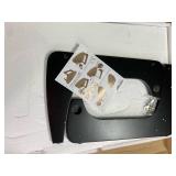 Retails for $131! Solid Wooden Modern Triangle Coffee Table: Unique Funky Coffee Tables for Living Room, Oval Mid-Century Irregular Abstract Tea Tables for Patio Office Balcony Bedroom (Black, 33" L x