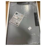 Silver Bathroom Mirror 24x36 Inch, Rectangle Mirror with Metal Deep Frame, Wall Mirrors for Over Sink, Vanity, Bedroom, Bathroom, Hangs Horizontally or Vertically