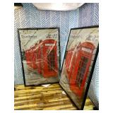 MCS Trendsetter 24x36 Poster Frame Black High-Gloss, Vertical & Horizontal Wall Hanging Large Picture Frame for Photos, Posters & Art Prints (2-Pack)