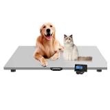 Retails for $200! 1100 Pounds X 0.2 Pounds Digital Livestock Scale, Large Veterinary Pet Scale, Stainless Steel Platform, Electronic Postal Shipping Scale for Servi