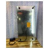 Retails for $200! 1100 Pounds X 0.2 Pounds Digital Livestock Scale, Large Veterinary Pet Scale, Stainless Steel Platform, Electronic Postal Shipping Scale for Servi