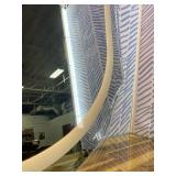 Retails for $210! 30"X36" Oval LED Bathroom Mirror with Lights, Frameless Vanity LED Mirror for Bathroom with Beveled Edge, Backlit Anti-Fog, Dimmable, 3 Colors, Memory Function, Tempered Glass, Shatt