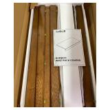 Retails for $135! Wire Shelf Covers, Bamboo Wire Rack Covers for Pantry, Closet (4pcs, 32" W x 16" D)