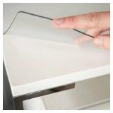 Clear Table Protector, Select Your Size, 2mm Thick, 100% USA Made. Premium Quality Glass-Like Clear Vinyl Table Cover, Desk Protector, Table Pad, 40 x 60 Inches Crystal