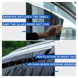 Rain Guards for 2004-2014 Ford F150, Window Vent Visors Shades Wind Deflectors for 04-14 F-150 SuperCab