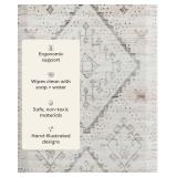 House of Noa Nama Standing Mat Anti-Fatigue Cushioned Kitchen & Office Floor Mat | Ergonomic Bounce-Back Foam Mat | Ula Calico | 22" x 36"