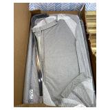 Cowiewie Bassinet Bedside Sleeper, Portable, Breathable, Adjustable Baby Bedside Bassinet for Peaceful Nights, Light Grey