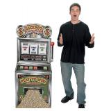 Slot Machine Cardboard Stand up (5 feet Tall) Casino Party Decor