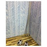 Zenith Products Zenna Home 35644BN, NeverRust Aluminum Double Curved Tension Shower Curtain Rod, 50 to 72", Satin Nickel