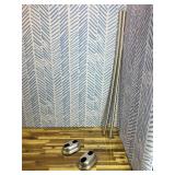 Zenith Products Zenna Home 35644BN, NeverRust Aluminum Double Curved Tension Shower Curtain Rod, 50 to 72", Satin Nickel