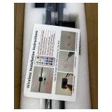 31.5 inch Battery Operated Wall Sconce Set Of 2, 10000mAh Rechargeable Wall Light With Remote Control, RGB Dimmable Wireless Sconces Wall Decor For Bedroom Living room Hallway, 360 Rotate, Black