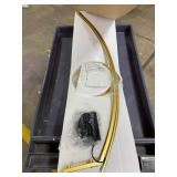 Retails for $130! Dimmable LED Floor Lamp with 3 Color Temperatures, Ultra Bright 2000LM Gold Arc Floor Lamp, Modern Standing Tall Lamp with Remote Control Reading Floor for Bedroom Use Lamp for Offic