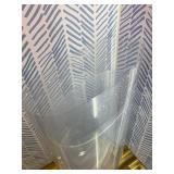 3Pcs Cylinder Pedestal Stands, Transparent Round Pedestal Display Plinth Pillars for Wedding Ceremony Birthday Parties Art Decor