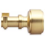 Retails for $143! BlastHome 10 foot Custom Curtain Rod & Layered Knob Finials Bundle Luxury Nonadjustable 1 Large Diameter with Designer Finials & Premium Mounting Brackets Brushed Gold Finish