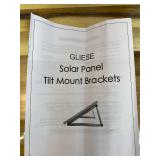 Solar Panel Mount Brackets, 2 Sets 45 inch with Foldable Tilt Legs, Suitable for 2-4pcs 180 200 300 400 500 800 Watt Solar Panel, Adjustable Mounting Brackets for Roof, RV, Boat, and Off-Grid