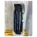 Lightweight Golf Stand Bag with 5 Way Full-Length Dividers Multi-Function 6 Pockets and Funny Detachable Pocket Patch Golf Bags for Men and Women