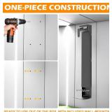 Tour-Grade Wall Mount Golf Bag Holder - Forged Wall Mounted Golf Bag Storage Rack, Premium Sleek Design for Garage/Man Cave