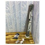 33.5" Retractable Baby Safety Gate/Mesh Dog Gate, Suitable for Indoor and Outdoor Use, Extends to 55" Wide, Gray