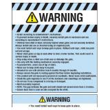 Regalo Easy Step Extra Tall Walk Thru Baby Gate, Bonus Kit, Includes 4-Inch Extension Kit, 4 Pack of Pressure Mount Kit and 4 Pack of Wall Cups and Mounting Kit, Black