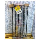 Regalo Easy Step Extra Tall Walk Thru Baby Gate, Bonus Kit, Includes 4-Inch Extension Kit, 4 Pack of Pressure Mount Kit and 4 Pack of Wall Cups and Mounting Kit, Black