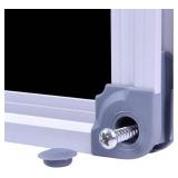 36 x 24 Inch Aluminum Frame Black Chalkboard for Wall | School Magnetic Blackboard with Sturdy Frame for Kids Teachers, Written on by Regular Chalk