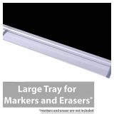 36 x 24 Inch Aluminum Frame Black Chalkboard for Wall | School Magnetic Blackboard with Sturdy Frame for Kids Teachers, Written on by Regular Chalk