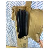 AKTOP Room Divider 4 Panel, 80" W Portable Wall Divider for Room Separation, Freestanding Partition Room Dividers, Folding Room Separators Privacy Screens for Home Office Bedroom, Black