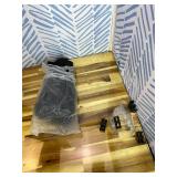 AKTOP Room Divider 4 Panel, 80" W Portable Wall Divider for Room Separation, Freestanding Partition Room Dividers, Folding Room Separators Privacy Screens for Home Office Bedroom, Black