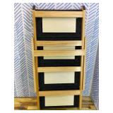 BRIKY 2-in-1 Dog Stairs/Ramp with 4 Steps, Foldable Dog Stairs for High Beds Cars Couch, Durable Wooden Pet Stairs for Small Medium Large Dogs, No Assembly Required