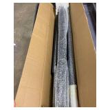 Retails for $135! Updated Handrails for Outdoor Steps, 2-3 Steps Wrought Iron Stair Railing with Fence, Flexible Exterior Hand Railing for Concrete or Wooden Stairs, Black Transitional Handrails with 