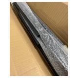 Retails for $135! Updated Handrails for Outdoor Steps, 2-3 Steps Wrought Iron Stair Railing with Fence, Flexible Exterior Hand Railing for Concrete or Wooden Stairs, Black Transitional Handrails with 