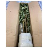 Olive Trees Artificial Indoor 6ft 1Pack - Artificial Plants with White Pot - Artificial Tree for Home Office Living Room Corner