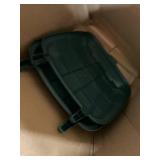 ECOSolution 32 Gallon Wheeled Outdoor Large Trash Can with Attached Snap Lock Lid and Heavy-Duty Handles, ECO Green, Heavy-Duty Construction, Perfect Back Yard, Deck, or Garage, Pack of 2