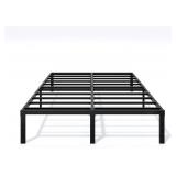 Metal Bed Frame Queen Size - 14 Inch Heavy-Duty Queen Platform Bed Frame No Box Spring Needed, Easy Assembly, Noise-Free, Sturdy Mattress Foundation, Underbed Storage Space