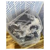 Retails for $130! HABUTWAY Bean Bag Chair, Giant Bean Bag Chairs for Adults with Ottoman, Comfy Faux Fur Shell-Shaped Bean Bag Couch, Sofa Chair for Living Room, Bedroom, Black