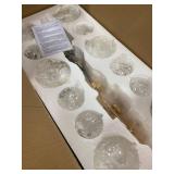 Retails for $190! TOCHIC 12-Light Black and Gold Rectangle Chandelier, Modern Bubble Farmhouse Ceiling Light with Clear Glass for Dining Room, 35 Inch Large Lighting Fixture for Kitchen Island, Bedroo