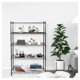 Elevon 5-Shelf Adjustable, Heavy Duty Storage Shelving Unit (350 lbs Loading Capacity per Shelf), Steel Organizer Wire Rack, Black (35.4" L x 13.8" W x 69.3" H)