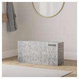 Retails for $137! VEVOR Tile Shower Seat, 38.2" x 11.4" x 20", Grey Plastic, Ready to Tile, Waterproof & Leak-proof, 440 lbs Load-bearing, Shower Bench