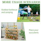 Choclaif Shoe Racks for Closet, Shoe Shelf Bamboo Shoe Rack for Bedroom, Entryway Hallway Closet Living Room Organizer(5 Tier)