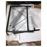 YITAHOME Round Coffee Table, Rustic Wood Coffee Tables for Living Room, Farmhouse Circle Coffee Table with 2-Tier Storage, Center Table with Sturdy Metal Legs Storage Shelf, Grey Wash