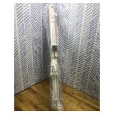 Reinforced 42 Extra Tall Retractable Dog Gate for Doorways 60 Wide Mesh Baby Gate, Tall Baby Gates for Stairs with Rods to Prevent Crawling Through Retractable Pet Gate Indoor Outdoor, White