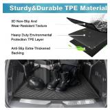 Mixsuper Cargo Liner for 2021-2025 2026 Chevrolet Tahoe/GMC Yukon, Behind The 2nd Row Seats, All Weather Cargo Mat Rear Trunk Liner Black